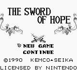 Sword of Hope screenshot 3 for GameBoy